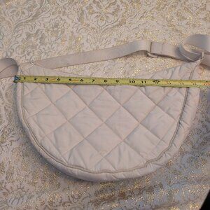Uniqlo Large Quilted Half Moon Bag